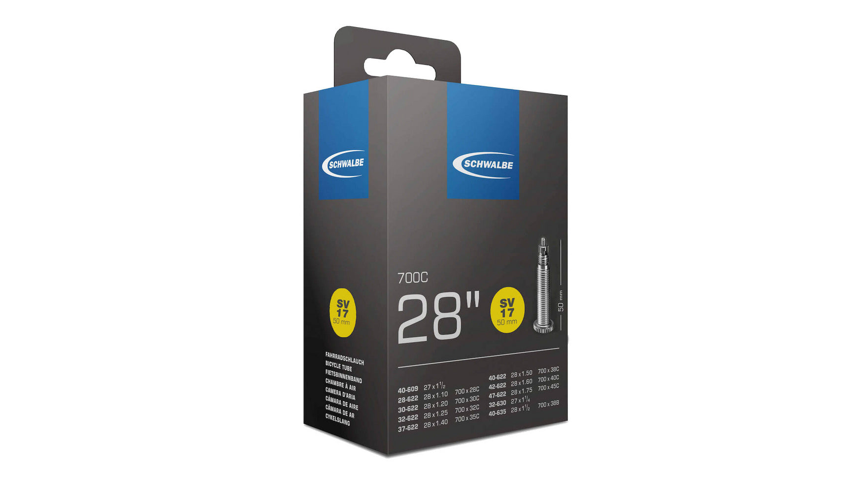 Schwalbe Schlauch SV17 28 Zoll 50mm