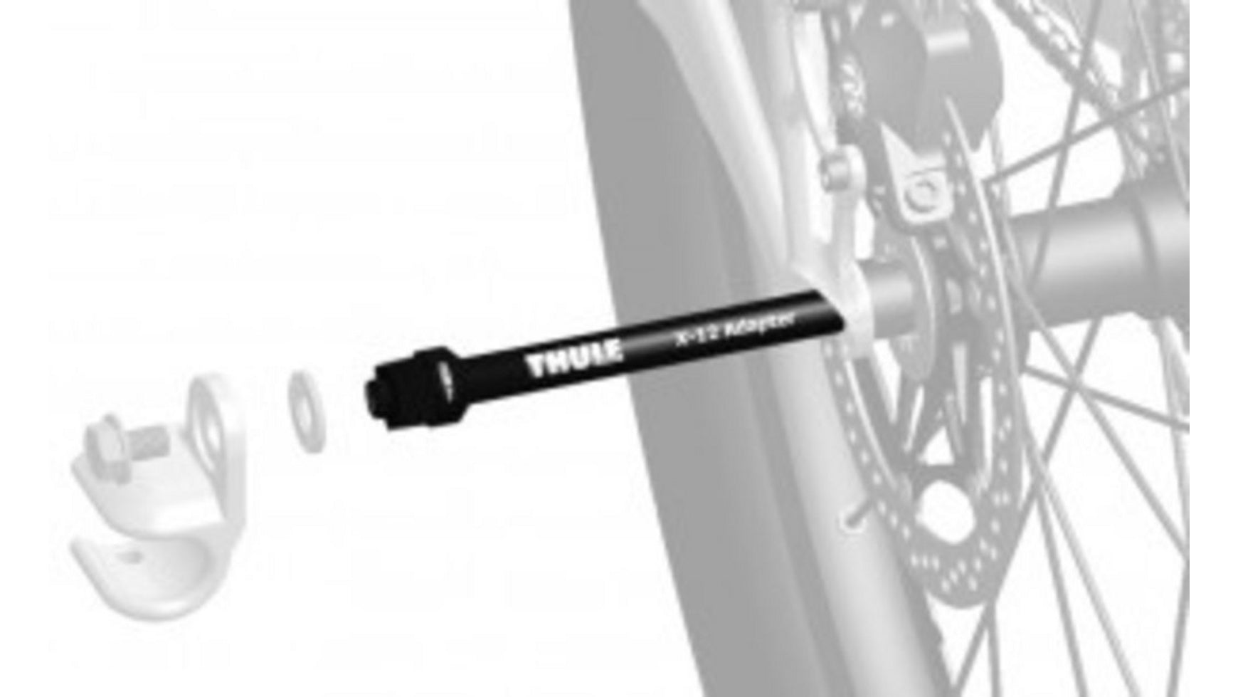 thule fahrradanhänger achse Thule Adapter für Achse Coaster