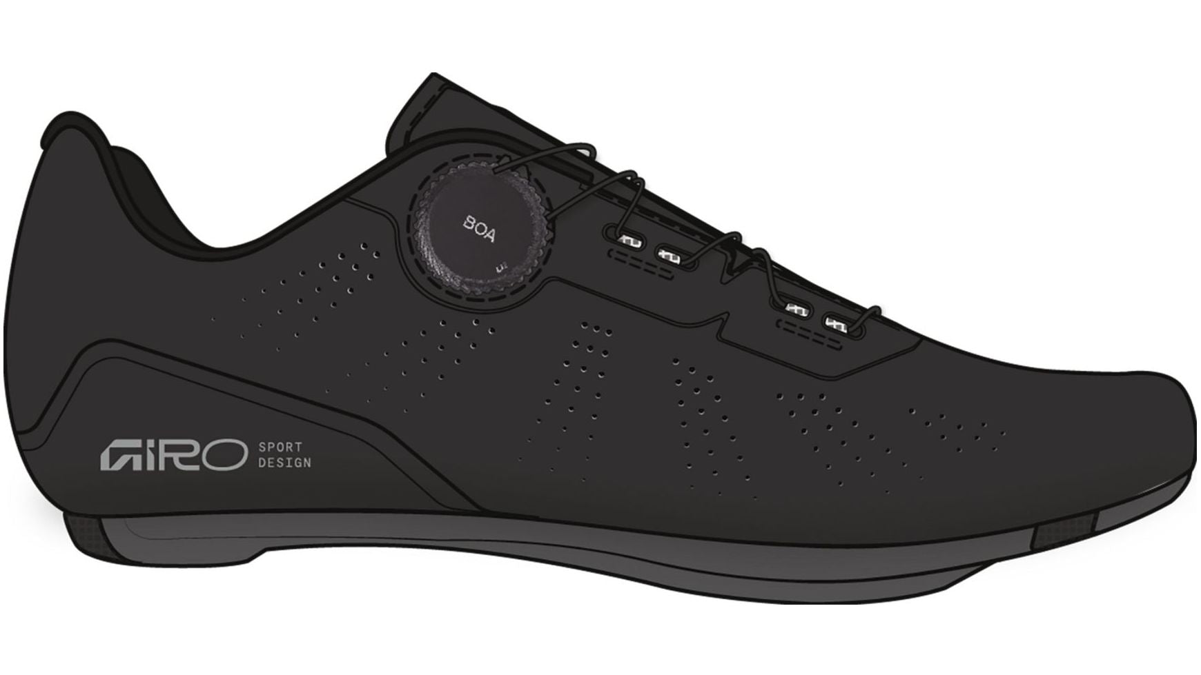 boc fahrradschuhe Giro Cadet II Rennradschuhe Herren