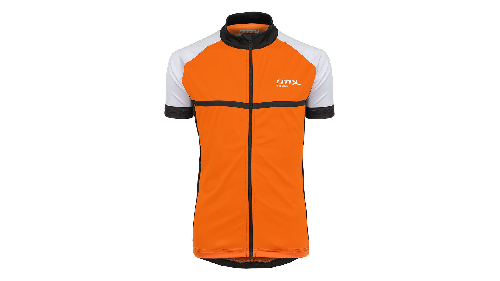 fahrradbekleidung herren orange Otix Moan Radtrikot kurzarm Herren