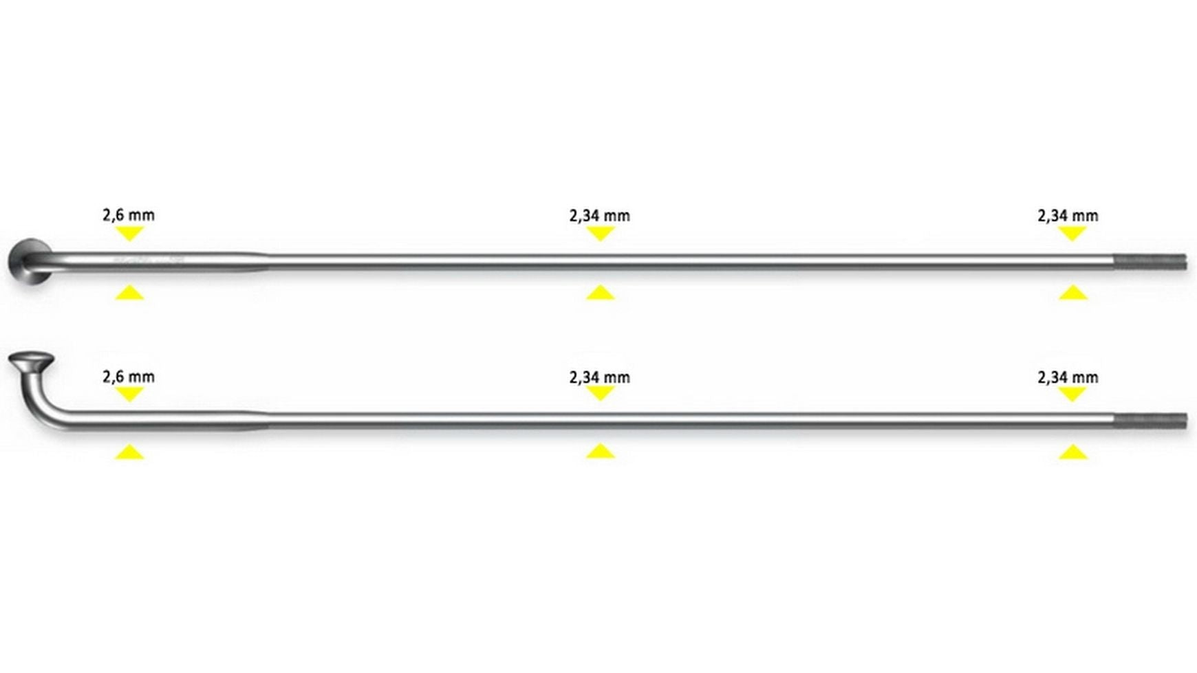 Sapim E-Strong ED-Speiche 2,6-2,34 image 0