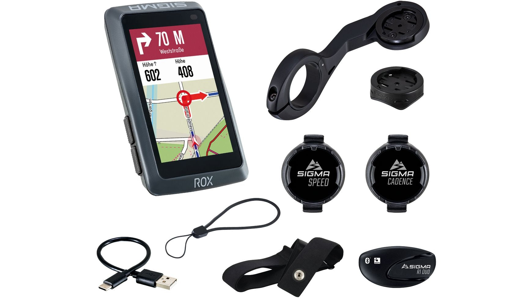 sigma fahrradcomputer rox 12 Sigma ROX 12.1 EVO Sensor Set