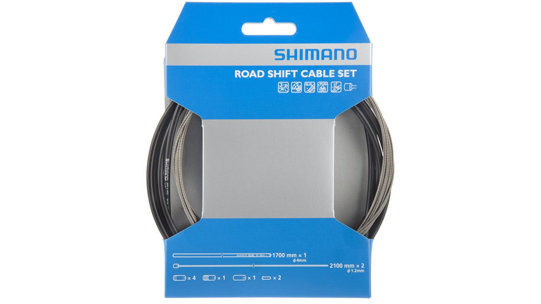 Shimano Schaltzugset Road Edelstahl image 0