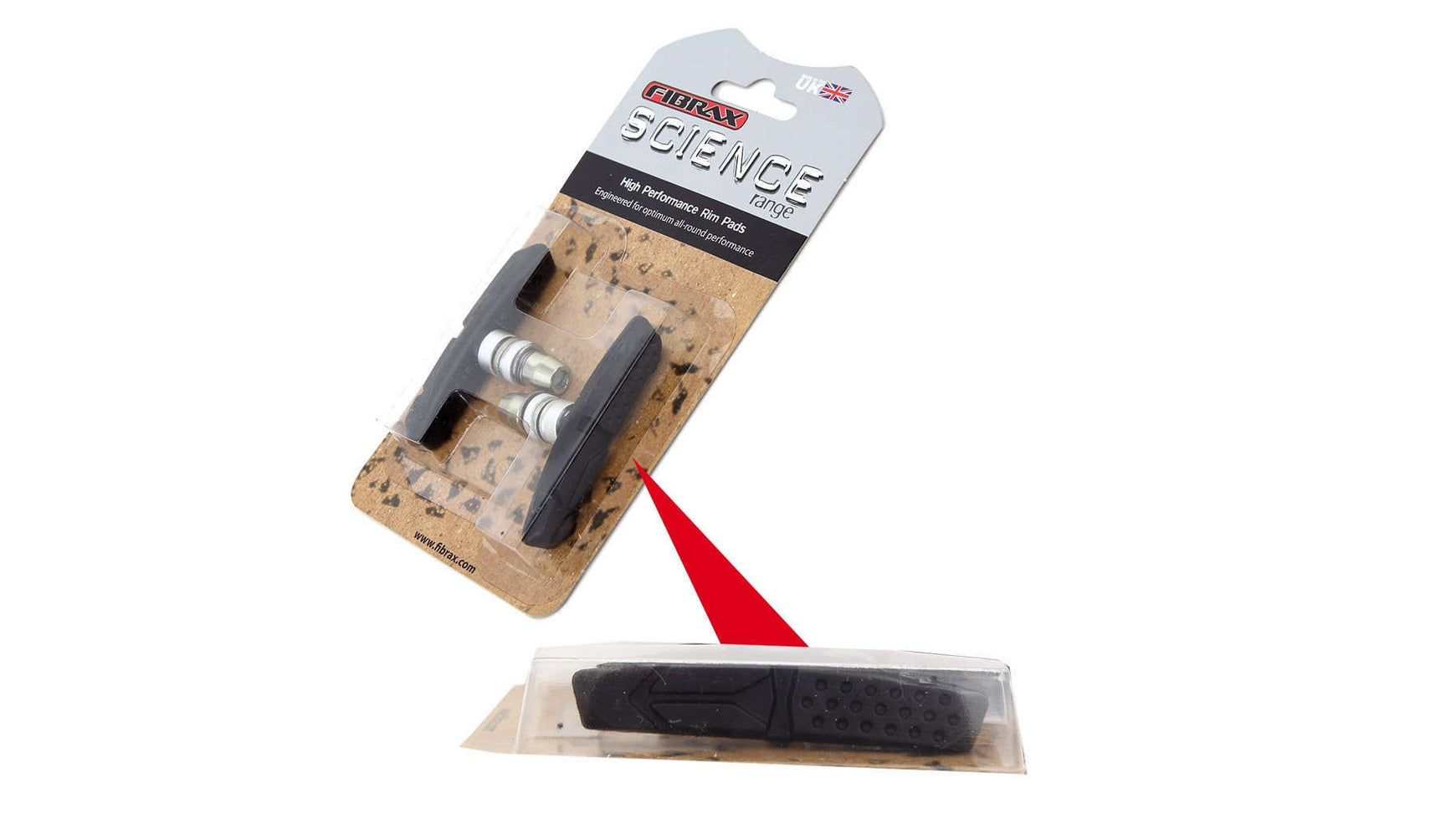 Fibrax SH710 V-Brake Bremsbeläge image 0