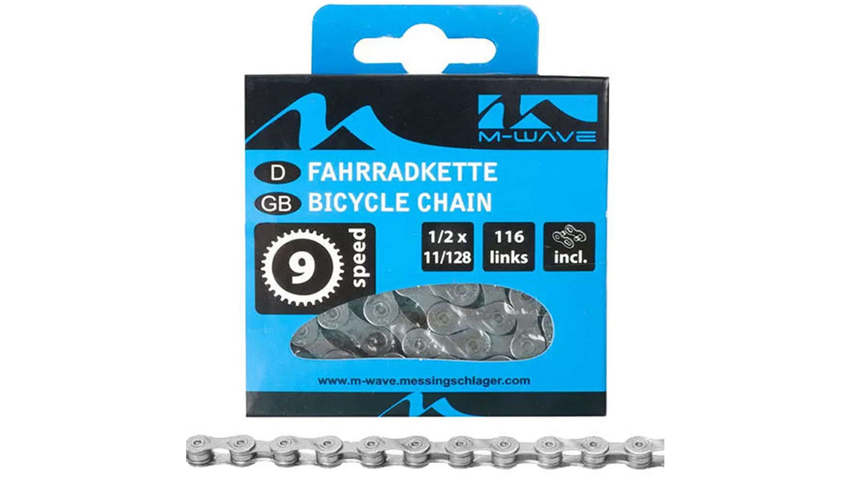 M-Wave Fahrradkette 9-fach image 0
