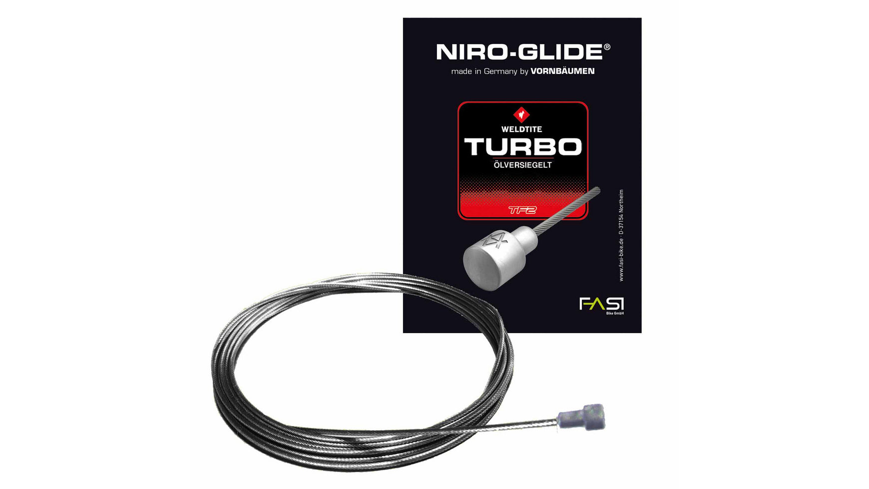 Bremszug 1800mm Flaschennippel image 0