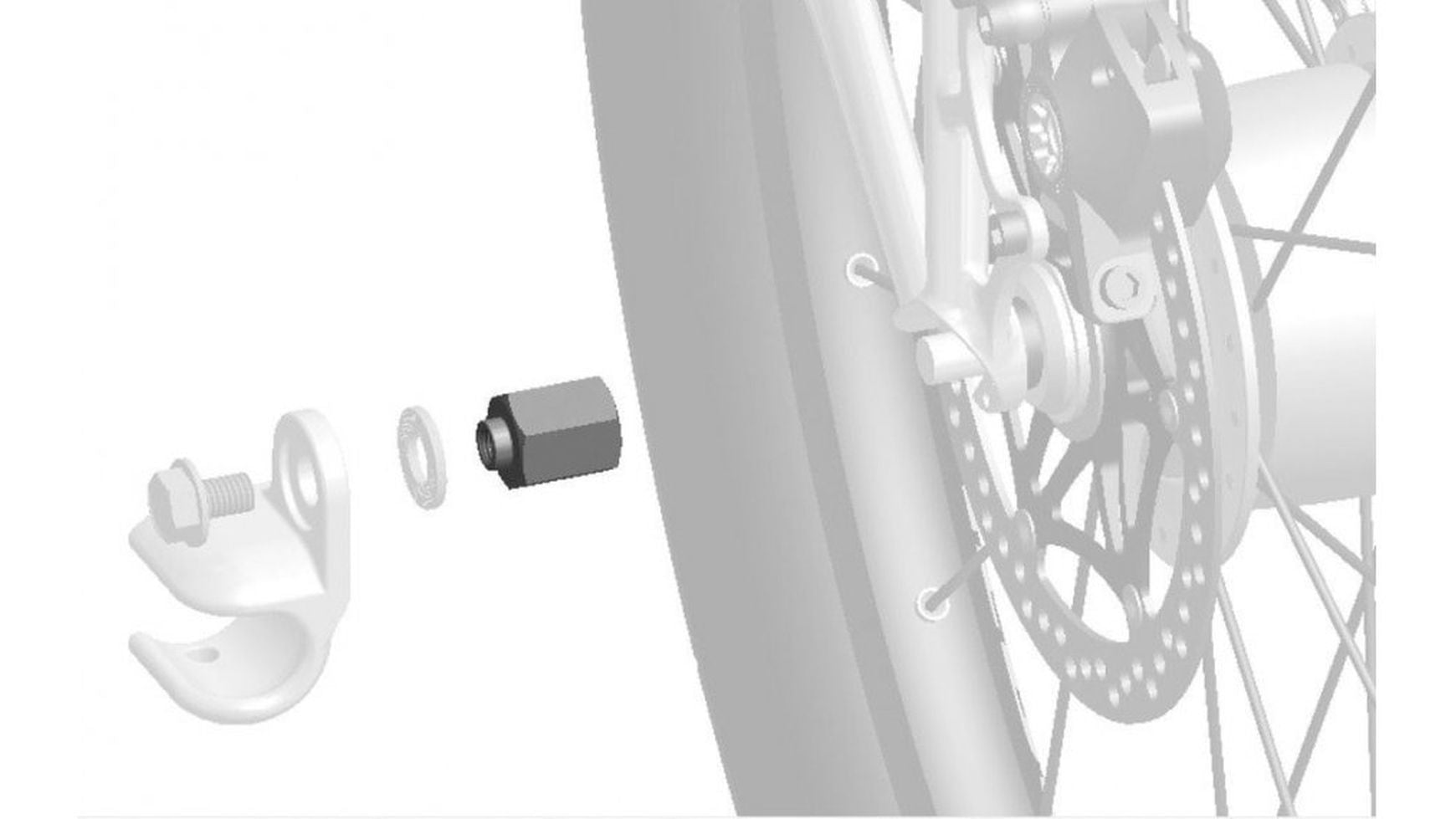 Thule Achsenadapter Shimano Nexus image 1