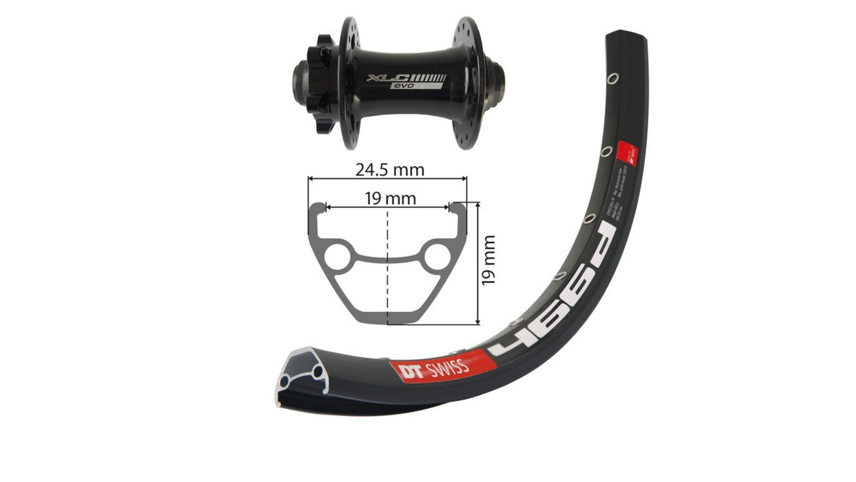 Vorderrad 27,5 XLC Disc/DT 466D image 0