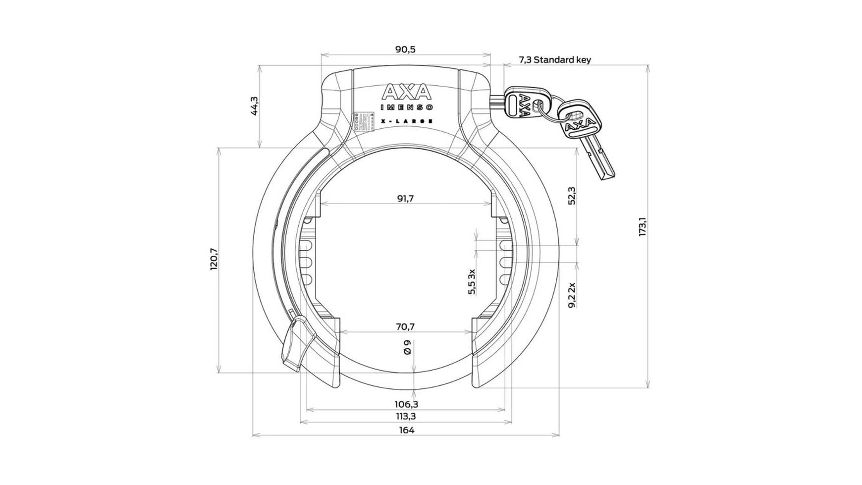 AXA Set Imenso XL + ULC 130 x Bag image 3