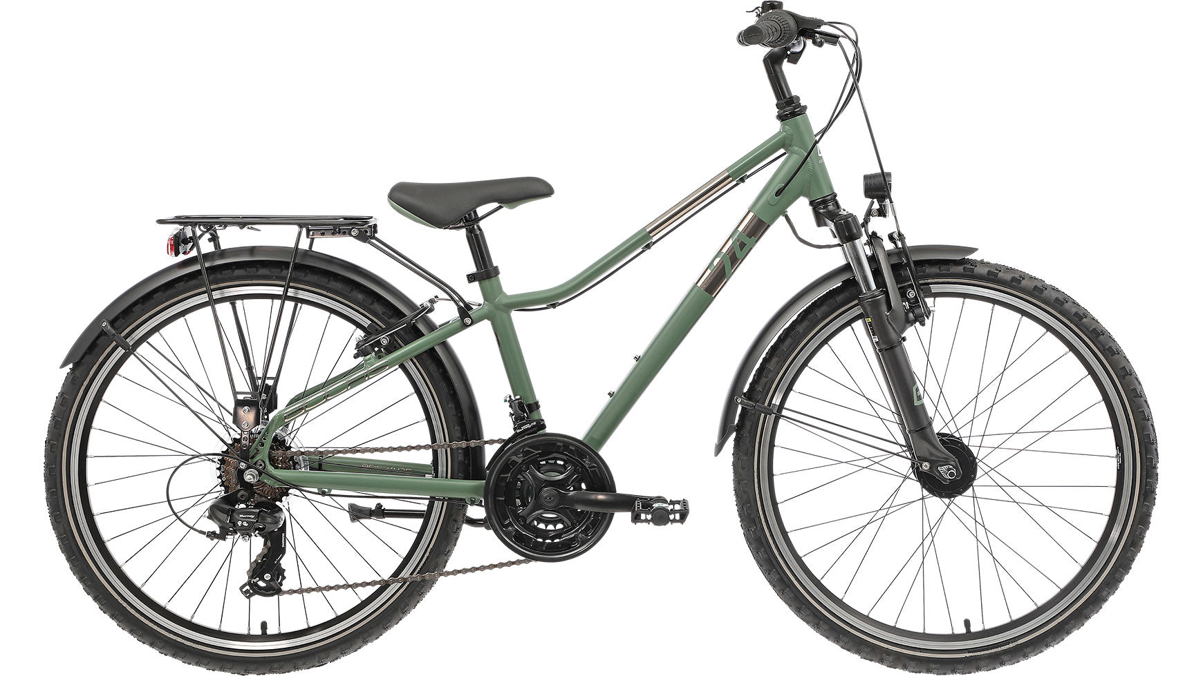 Bocas Booster 24.21 Waldgrün - 24 Zoll - Diamant