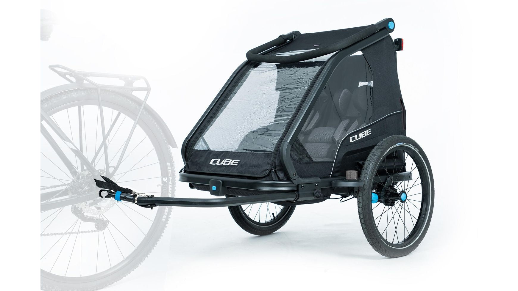 fahrradanhänger boc Cube Double CMPT Fahrradanhänger