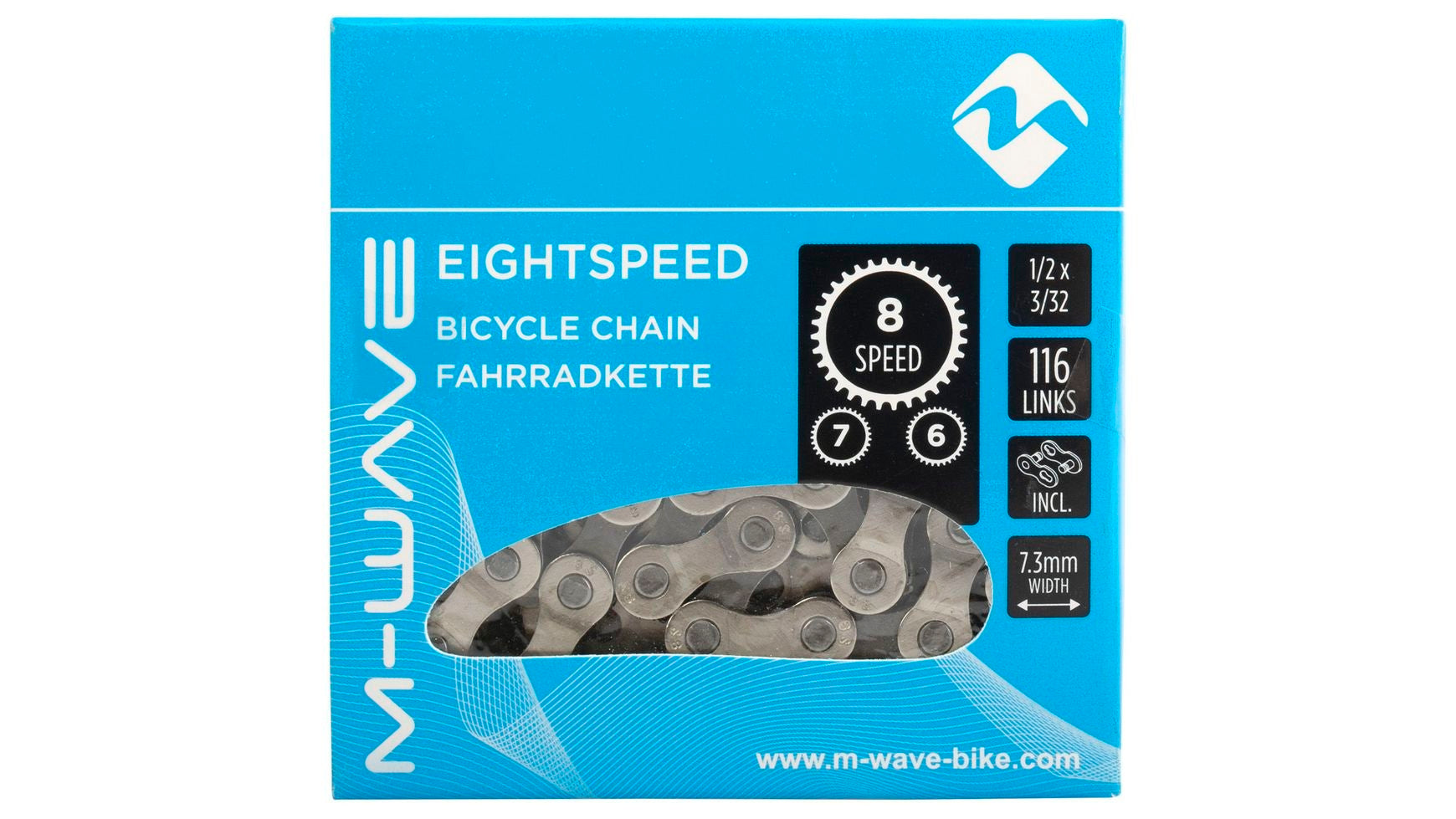 rennrad kette 8 fach M-WAVE Eightspeed Kette 8-fach
