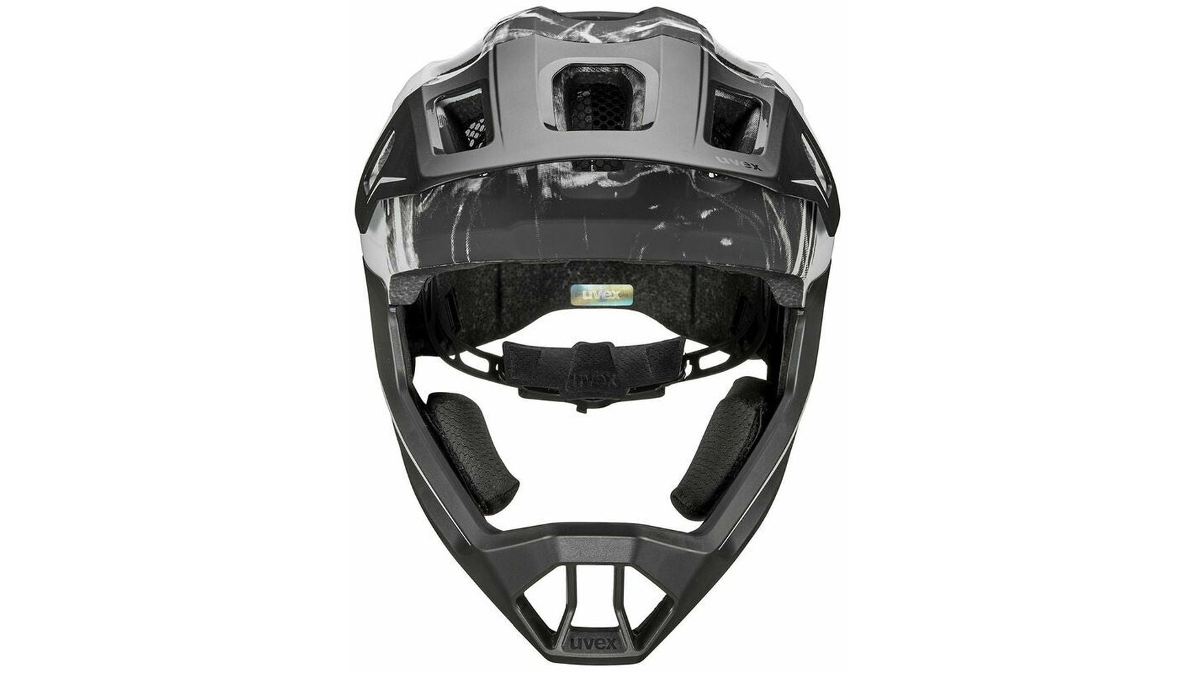 uvex fahrradhelm mit abnehmbaren kinnschutz Uvex React Jr. Fullface