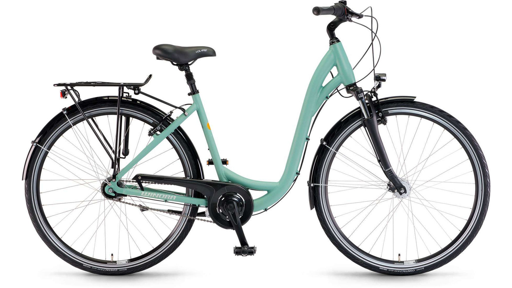 Winora Holiday N7 Wave Jade Green Matte - 28 Zoll - Wave (2025)
